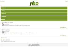 Tablet Screenshot of neoinvestimentos.com.br